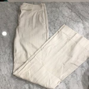 Theory wide leg work pant with stripe